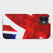 Abstrakter Gewerkschafts-Jack Case-Mate iPhone Hülle (Rückseite (Horizontal))