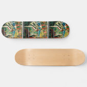 ABSTRAKTER GITARIST I SKATEBOARD (Horizontal)