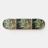 ABSTRAKTER GITARIST I SKATEBOARD (Horizontal)