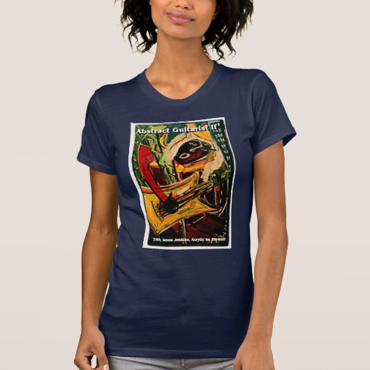 ABSTRAKTER GITARIST II T-Shirt (Vorderseite)