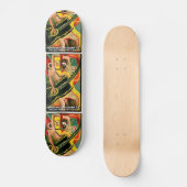 ABSTRAKTER GITARIST VI SKATEBOARD (Vorderseite)