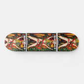 ABSTRAKTER GITARIST VII SKATEBOARD (Horizontal)