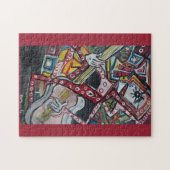 ABSTRAKTER GITARIST VIII PUZZLE (Horizontal)