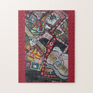 ABSTRAKTER GITARIST VIII PUZZLE