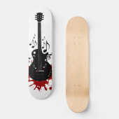 Abstrakter Gitarre Skateboardentwurf Skateboard (Vorderseite)