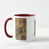 abstrakter Gitarrist VI Tasse (Links)