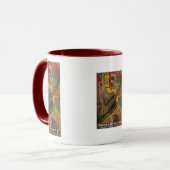 abstrakter Gitarrist VI Tasse (Vorderseite Links)