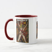 abstrakter Gitarrist VII Tasse (Links)