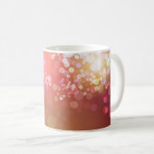 Abstrakter glamouröser, glänzender Hintergrund. Kaffeetasse (VorderseiteRechts)