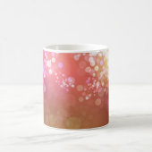 Abstrakter glamouröser, glänzender Hintergrund. Kaffeetasse (Mittel)