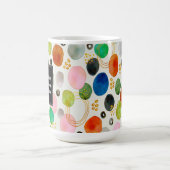 Abstrakter Glitzer aus Pebble Gold + Ihr Logo Kaffeetasse (Mittel)