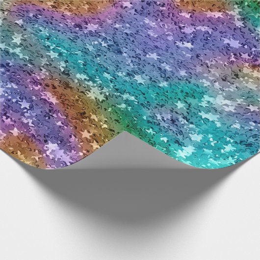 Abstrakter Glitzer Geschenkpapier (Ecke)