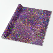 Abstrakter Glitzer Geschenkpapier (Ungerollt)