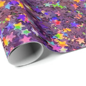 Abstrakter Glitzer Geschenkpapier (Rolleneckpunkt)
