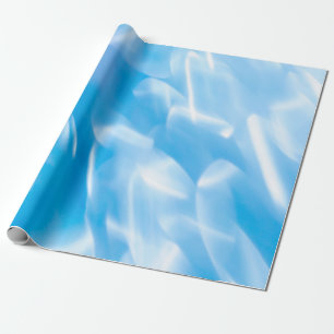 Abstrakter Glitzer leuchtet auf blauem Hintergrund Geschenkpapier