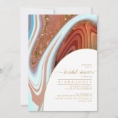 Abstrakter Glitzer Strata Brautparty Wht ID903 (Vorderseite)