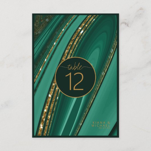 Abstrakter Glitzer Strata Tischnummer Green ID903 (Vorderseite)