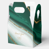 Abstrakter Glitzer Strata Wedding Danke V2 Gr ID90 Geschenkschachtel (Geöffnet)