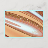 Abstrakter Glitzer Strata Wedding Details SB ID903 Begleitkarte (Vorderseite)