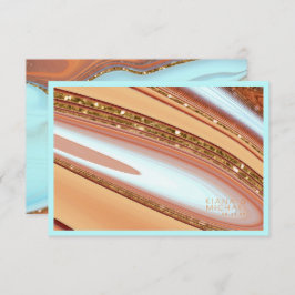 Abstrakter Glitzer Strata Wedding Details SB ID903 Begleitkarte