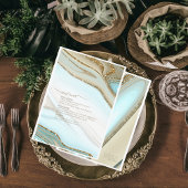 Abstrakter Glitzer Strata Wedding Menu ID903