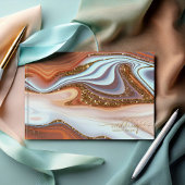 Abstrakter Glitzer Strata Wedding SW ID903 Gästebuch