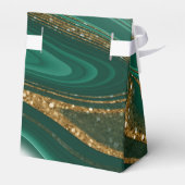 Abstrakter Glitzer Strata Wedding Vielen Dank Gr I Geschenkschachtel (Rückseite)