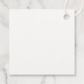 Abstrakter Glitzer Strata Wedding Vielen Dank IV I Geschenkanhänger (Rückseite)