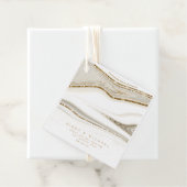 Abstrakter Glitzer Strata Wedding Vielen Dank IV I Geschenkanhänger (Beispiel)