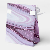 Abstrakter Glitzer Strata Wedding Vielen Dank, Lc  Geschenkschachtel (Rückseite)