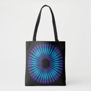 abstrakter Glockenwirbel Tasche