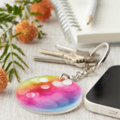 Abstrakter Glow Acrylic Schlüsselanhänger (Vorderseite rechts)