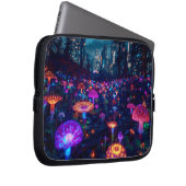 Abstrakter Glowfall-Hain 10' Laptopschutzhülle (Vorne Rechts)