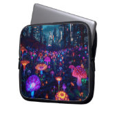 Abstrakter Glowfall-Hain 10' Laptopschutzhülle (Vorderseite Links)