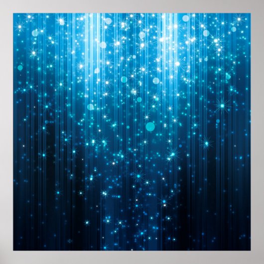 Abstrakter glühender Hintergrund Poster (Vorne)