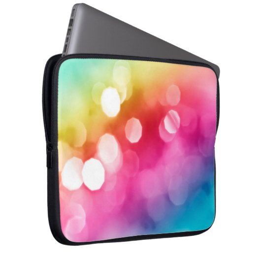 Abstrakter Glühschlauch Laptopschutzhülle (Vorne Rechts)