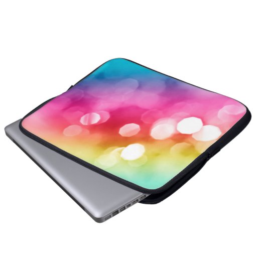 Abstrakter Glühschlauch Laptopschutzhülle (Vorne Knopf)