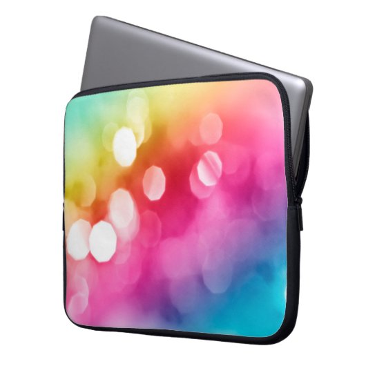 Abstrakter Glühschlauch Laptopschutzhülle (Vorderseite Links)