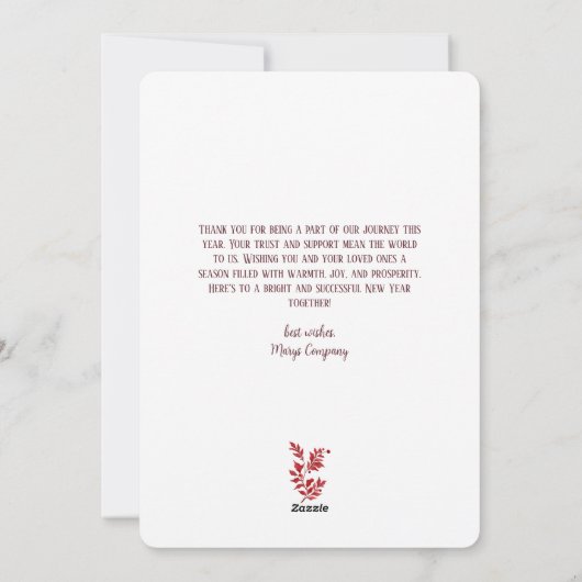 Abstrakter Goldbaum Minimalistisch Weihnachten im (Rückseite)