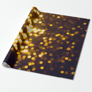 Abstrakter Goldbug mit schwarzem Hintergrund Geschenkpapier