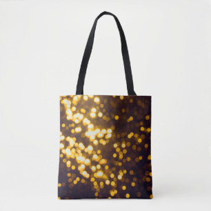 Abstrakter Goldbug mit schwarzem Hintergrund Tasche