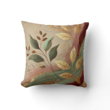 Abstrakter Golden-Olive-Leaf-Kunststil 5