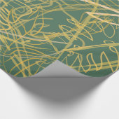 Abstrakter goldener Hintergrund Geschenkpapier (Ecke)