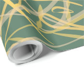 Abstrakter goldener Hintergrund Geschenkpapier (Rolleneckpunkt)