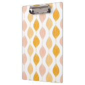 Abstrakter goldener ogee Musterhintergrund Klemmbrett (Links)