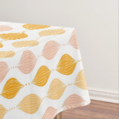 Abstrakter goldener ogee Musterhintergrund Tischdecke (Beispiel)