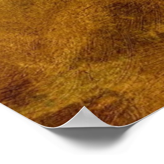 abstrakter, goldfarbener Hintergrund Poster (Ecke)