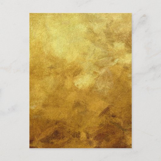 abstrakter, goldfarbener Hintergrund Postkarte (Vorderseite)