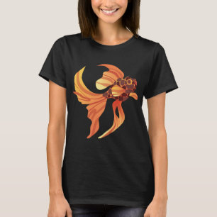 Abstrakter Goldfisch T-Shirt