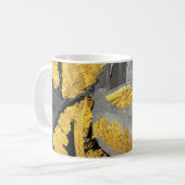 Abstrakter Goldhintergrund Luxus reich an Vintagen Kaffeetasse (Vorderseite Links)